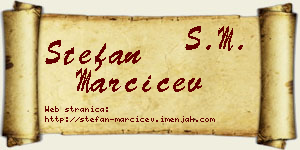Stefan Marčićev vizit kartica